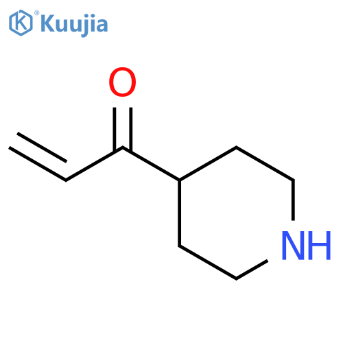 2-Propen-1-one, 1-(4-piperidinyl)- structure