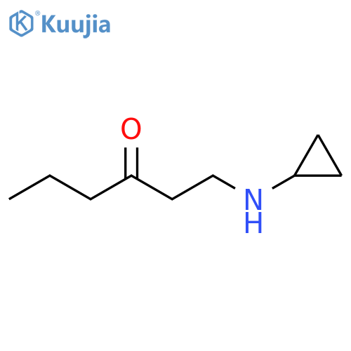 3-Hexanone, 1-(cyclopropylamino)- structure