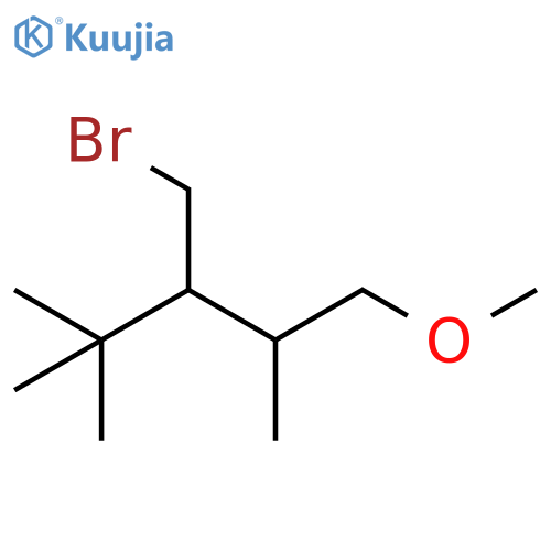 Pentane, 3-(bromomethyl)-4-(methoxymethyl)-2,2-dimethyl- structure