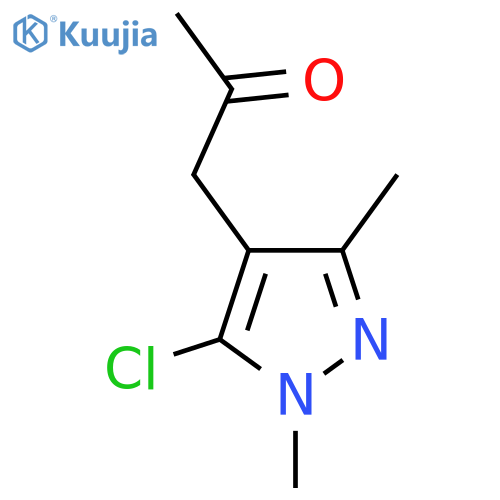 1-(5-chloro-1,3-dimethyl-1H-pyrazol-4-yl)propan-2-one structure