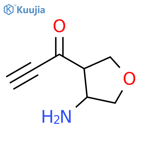 2-Propyn-1-one, 1-(4-aminotetrahydro-3-furanyl)- structure