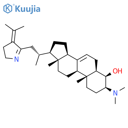 Pregn-7-en-4-ol,21-[3,4-dihydro-4-(1-methylethylidene)-2H-pyrrol-5-yl]-3-(dimethylamino)-20-methyl-,(3b,4b,5a,20R)- (9CI) structure