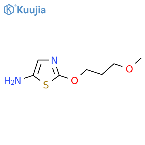 2-(3-methoxypropoxy)-1,3-thiazol-5-amine structure