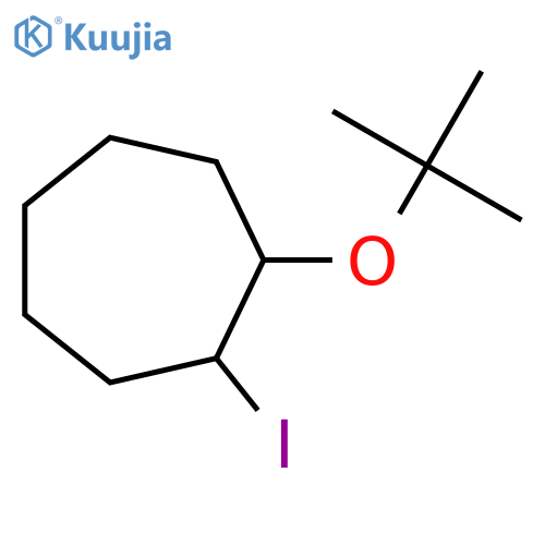 1-(tert-Butoxy)-2-iodocycloheptane structure