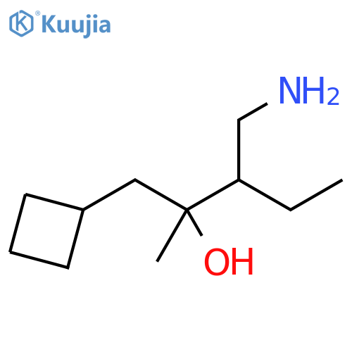 Cyclobutaneethanol, α-[1-(aminomethyl)propyl]-α-methyl- structure