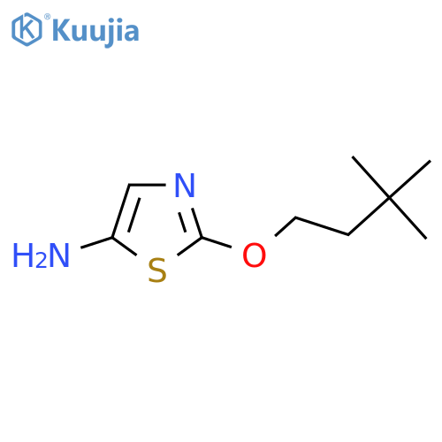 2-(3,3-dimethylbutoxy)-1,3-thiazol-5-amine structure