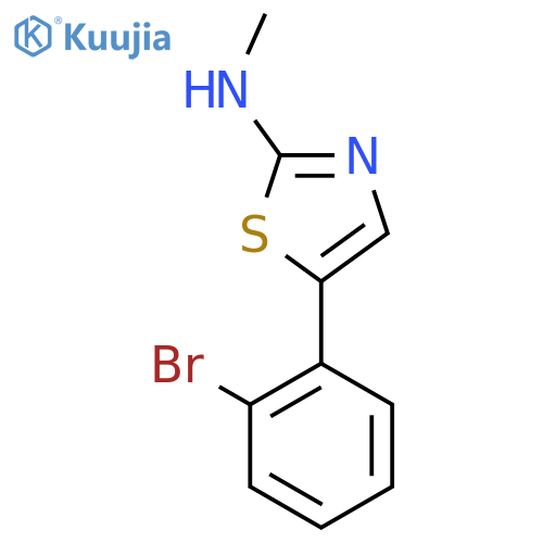 5-(2-Bromophenyl)-N-methylthiaZol-2-amine structure