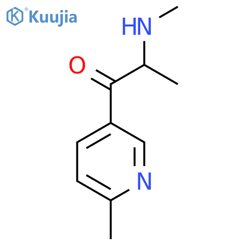 2-(Methylamino)-1-(6-methylpyridin-3-yl)propan-1-one structure