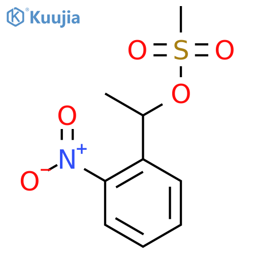 1-(2-Nitrophenyl)ethyl methanesulfonate structure