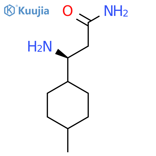 (3S)-3-Amino-3-(4-methylcyclohexyl)propanamide structure