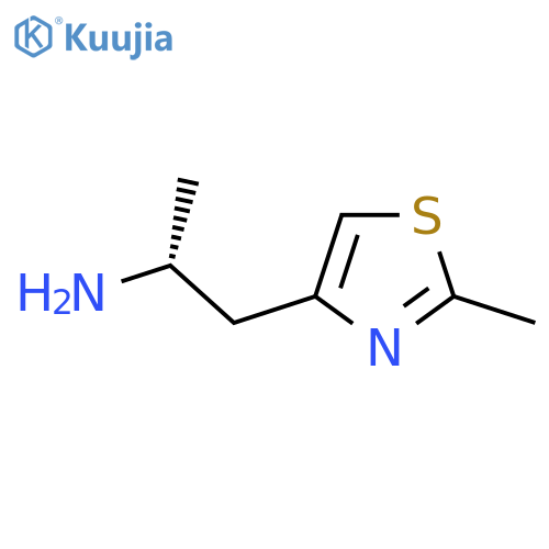(2R)-1-(2-methyl-1,3-thiazol-4-yl)propan-2-amine structure