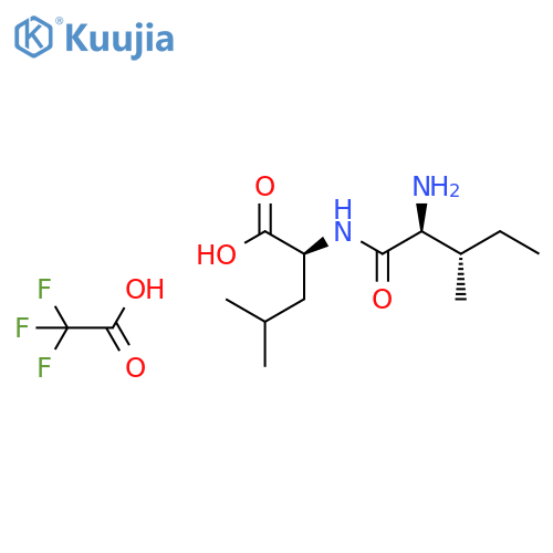 Isoleucylleucine TFA Salt structure