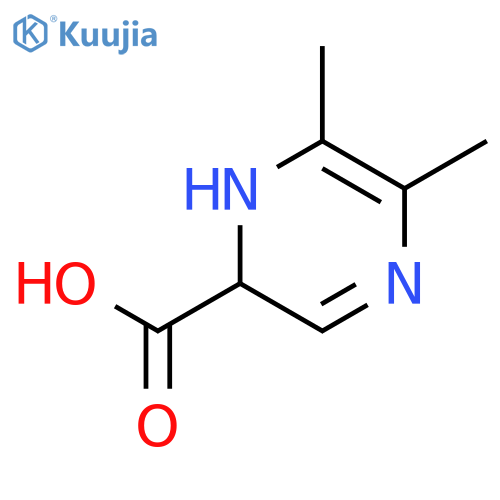 2-Pyrazinecarboxylicacid, 1,2-dihydro-5,6-dimethyl- structure