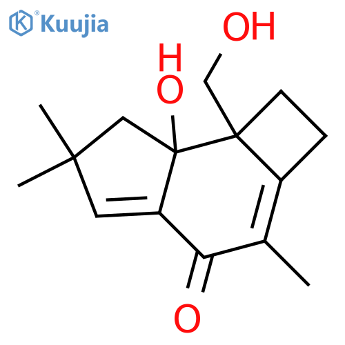 2,15-Dihydroxy-6,9-protoilludadien-8-one; 2β-form structure