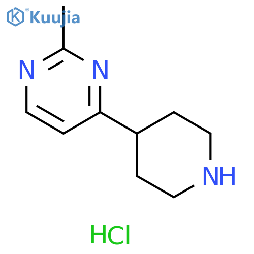 2-methyl-4-(4-piperidinyl)pyrimidine dihydrochloride structure