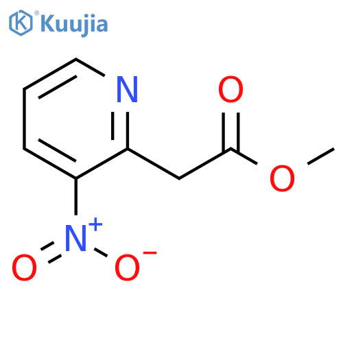 Methyl 2-(3-nitropyridin-2-yl)acetate structure