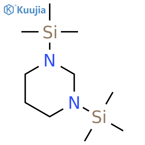 Pyrimidine, hexahydro-1,3-bis(trimethylsilyl)- structure