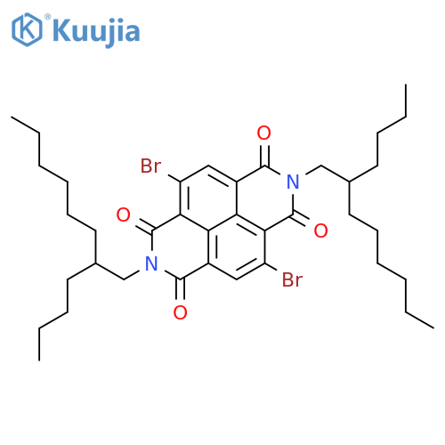 4,9-Dibromo-2,7-bis(2-butyloctyl)benzo[lmn][3,8]phenanthroline-1,3,6,8(2H,7H)-tetraone structure