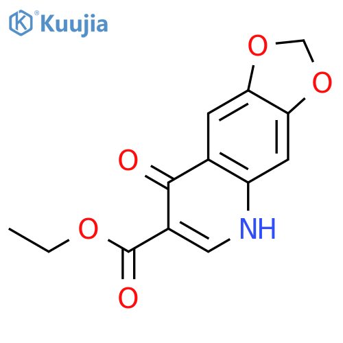 Ethyl 8-oxo-5,8-dihydro-[1,3]dioxolo[4,5-g]quinoline-7-carboxylate structure