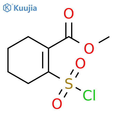 methyl 2-(chlorosulfonyl)cyclohex-1-ene-1-carboxylate structure