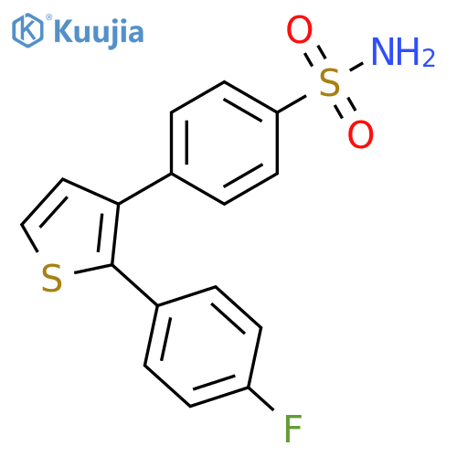 Benzenesulfonamide,4-[2-(4-fluorophenyl)-3-thienyl]- structure