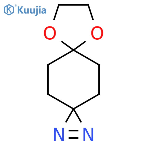 7,10-dioxa-1,2-diazadispiro2.2.4^{6}.2^{3}dodec-1-ene structure