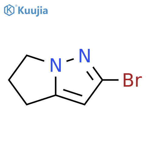 2-Bromo-5,6-dihydro-4H-pyrrolo[1,2-b]pyrazole structure