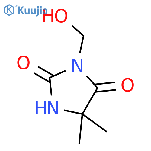 2,4-Imidazolidinedione,3-(hydroxymethyl)-5,5-dimethyl- structure