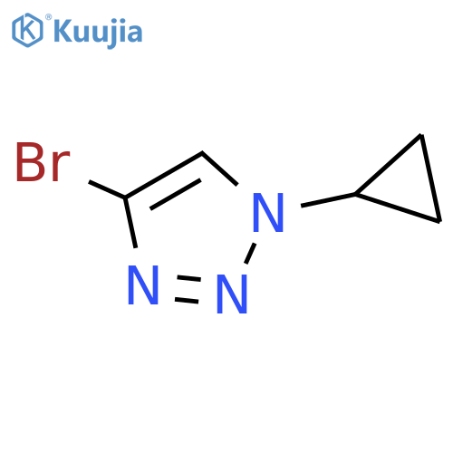 4-Bromo-1-cyclopropyl-1h-1,2,3-triazole structure