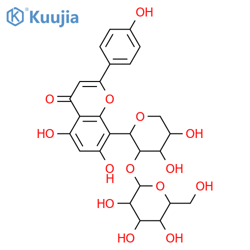 8-C-α-L-Arabinopyranosyl-4',5,7-trihydroxyflavone; 2''-O-β-D-Glucopyranosyl structure