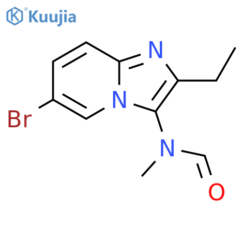 N-(6-Bromo-2-ethylimidazo[1,2-a]pyridin-3-yl)-N-methylformamide structure