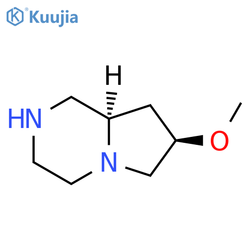 (7R,8aR)-7-methoxy-1,2,3,4,6,7,8,8a-octahydropyrrolo[1,2-a]pyrazine structure