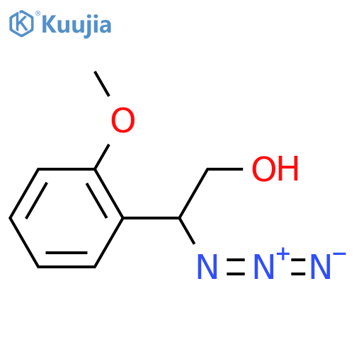2-azido-2-(2-methoxyphenyl)ethan-1-ol structure