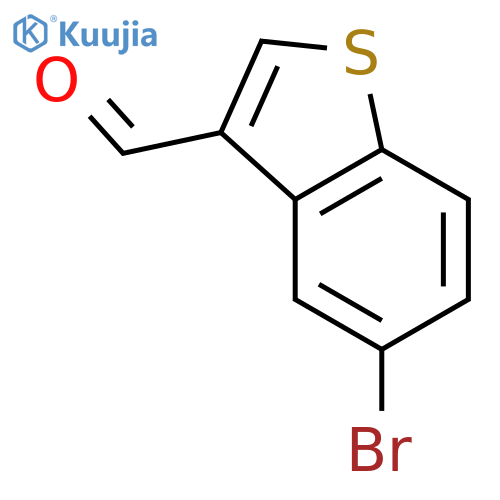 5-Bromobenzobthiophene-3-carbaldehyde structure