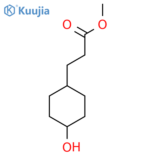 rac-methyl 3-(1s,4s)-4-hydroxycyclohexylpropanoate, cis structure