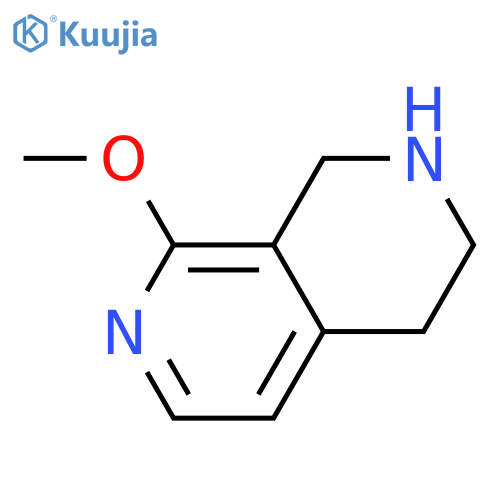 8-methoxy-1,2,3,4-tetrahydro-2,7-naphthyridine structure