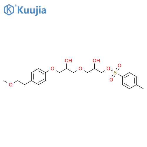 3-2-Hydroxy-3-4-(2-methoxyethyl)phenoxypropoxy-1,2-propanediol 1-(4-Methylbenzenesulfonate) structure