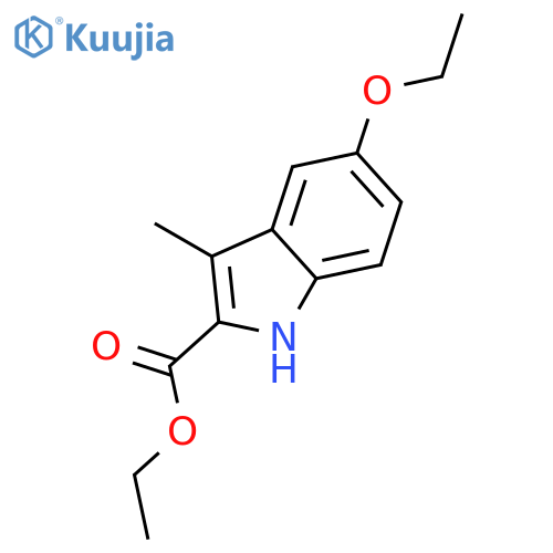 Ethyl 5-ethoxy-3-methyl-1H-indole-2-carboxylate structure