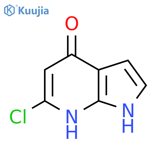 6-Chloro-1H-pyrrolo[2,3-b]pyridin-4-ol structure