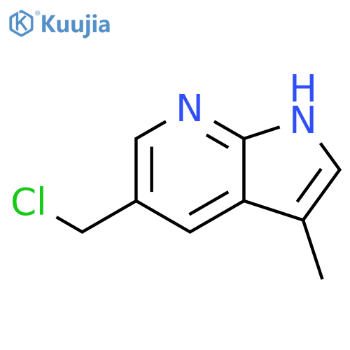 5-(chloromethyl)-3-methyl-1H-pyrrolo[2,3-b]pyridine structure