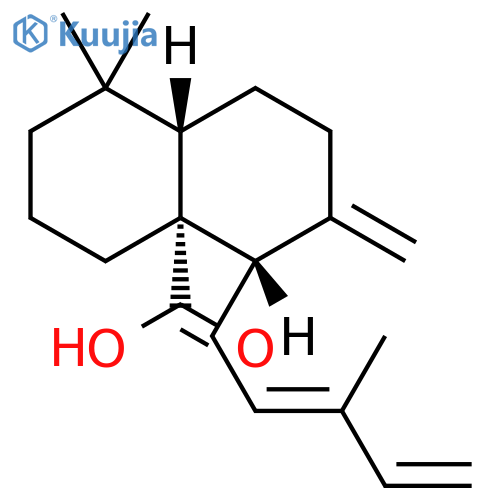 8(17),12E,14-Labdatrien-20-oic acid structure
