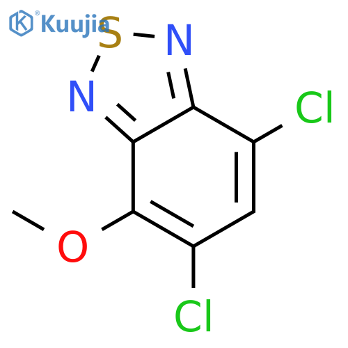 2,1,3-BENZOTHIADIAZOLE, 5,7-DICHLORO-4-METHOXY- structure