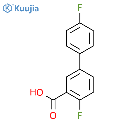 5-(4-Fluorophenyl)-2-fluorobenzoic Acid structure