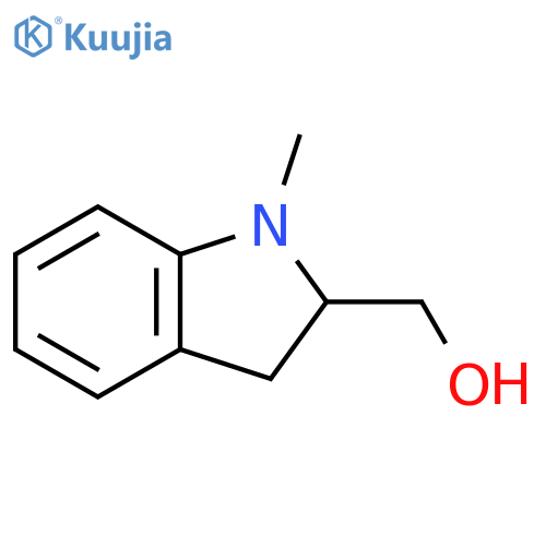 2,3-dihydro-1-methyl-1H-Indole-2-methanol structure