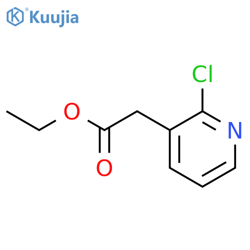 Ethyl 2-(2-chloropyridin-3-yl)acetate structure
