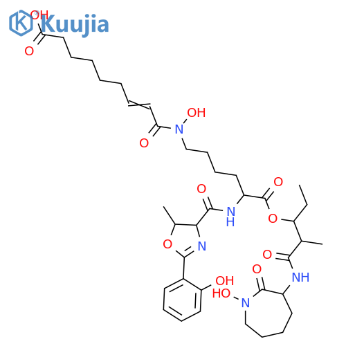 Carboxymycobactins; Carboxymycobactin 3 structure