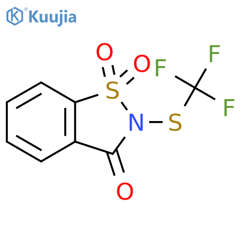 N-(Trifluoromethylthio)saccharin structure