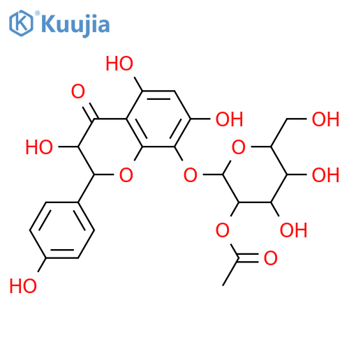 3,4',5,7,8-Pentahydroxyflavanone; (2R,3R)-form, 8-O-(2-Acetyl-β-D-glucopyranoside) structure