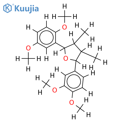 Tetra-Me ether-2,3',4',5-Tetrahydroxy-7,7'-epoxylignan structure