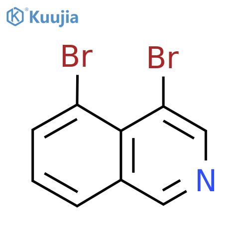 Isoquinoline, 4,5-dibromo- structure